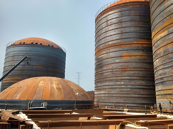 费县焦粉钢板仓